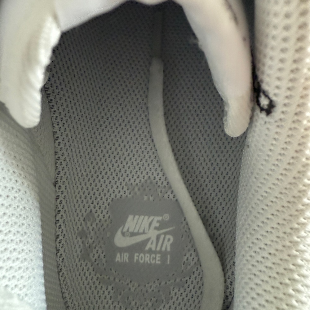 Nike Air Force 1 White Sneakers - Picture 6 of 6